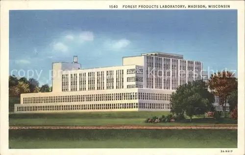 Madison Wisconsin Forest Products Laboratory Kat. Madison