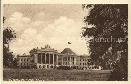 Calcutta Government House Kat. Calcutta
