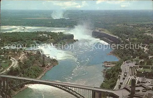 Niagara Falls Ontario Aerial view Bridge Kat. Niagara Falls Canada