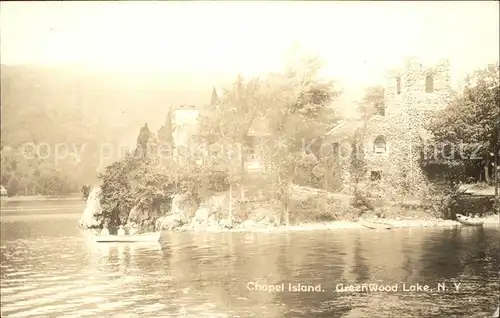 Greenwood Lake Chapel Island Kat. Greenwood Lake