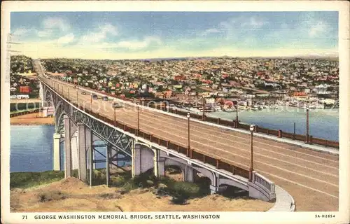 Seattle George Washington Memorial Bridge Kat. Seattle