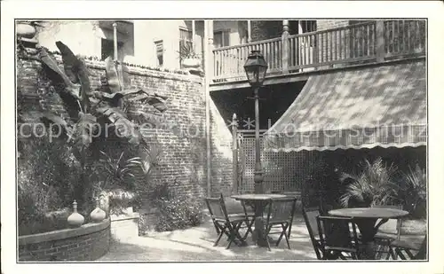New Orleans Louisiana Corner of Patio Royale French Quartier Schleppey Card Kat. New Orleans