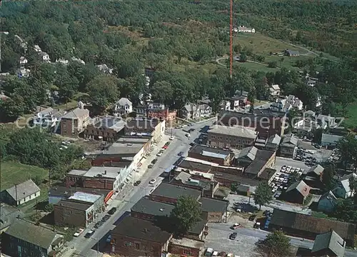 Granville New York Aerial view Business Section Kat. Granville