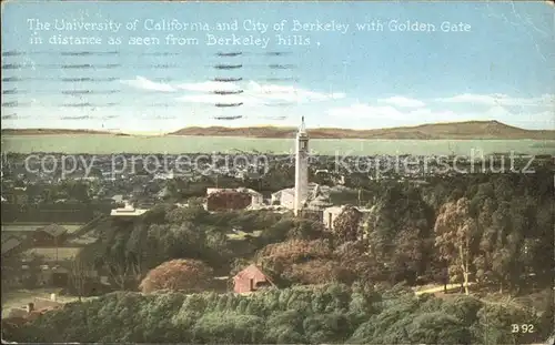 Berkeley California General view of University City Church Golden Gate Kat. Berkeley