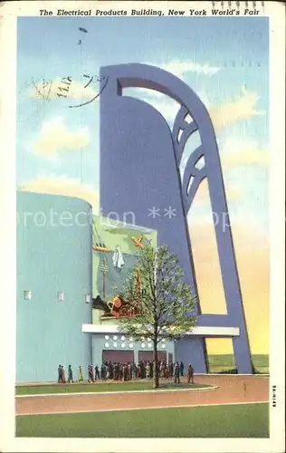 New York City Electrical Products Building World's Fair Illustration / New York /