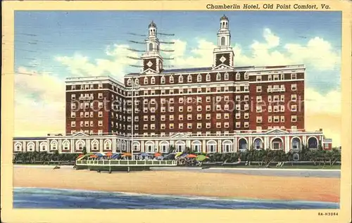 Hampton Virginia Chamberlin Hotel Old Point Comport Kat. Hampton