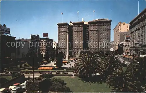 San Francisco California Francis Hotel Union Square Kat. San Francisco