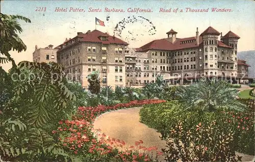 Santa Barbara California Hotel Potter Road of Thousand Wonders Kat. Santa Barbara