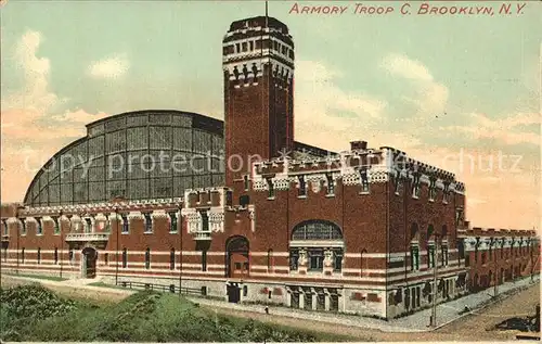 Brooklyn New York Armory Troop C Building Kat. Brooklyn