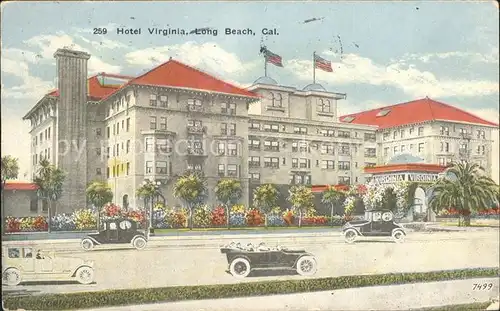 Long Beach California Hotel Virginia Automobile Kat. Long Beach