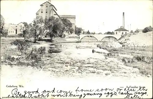 Cedarburg River Bridge Kat. Cedarburg