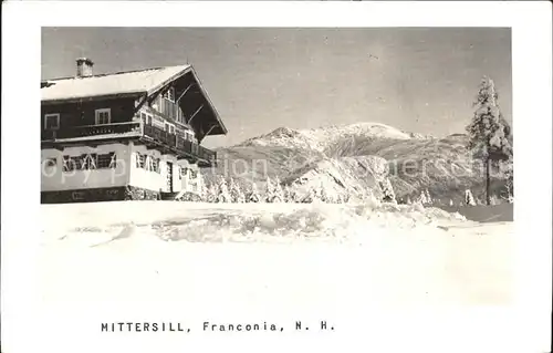 Franconia New Hampshire Mittersill Alpine Resort Wintersports Kat. Franconia