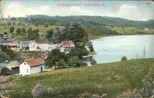 Lakeville Pennsylvania Locklins Point Kat. Lakeville
