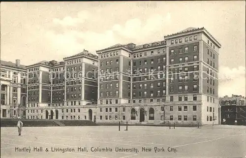 New York City Hartley Hall Livingston Hall Columbia University / New York /