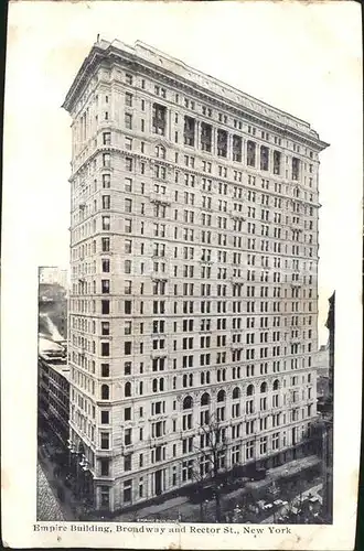 New York City Empire Building Broadway Rector Street / New York /