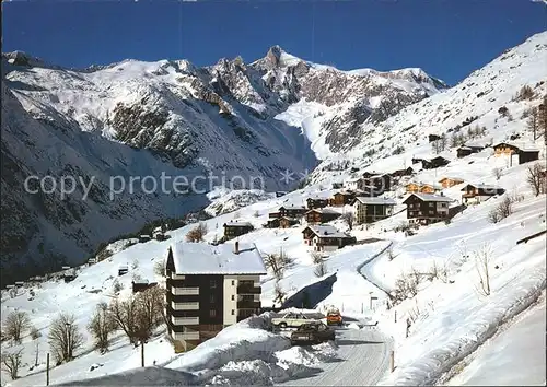 Bellwald Ortsblick Kat. Bellwald