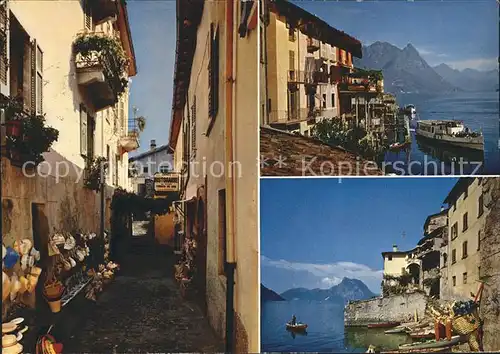 Gandria Lago di Lugano Il Ticino pittoresco  Kat. Gandria