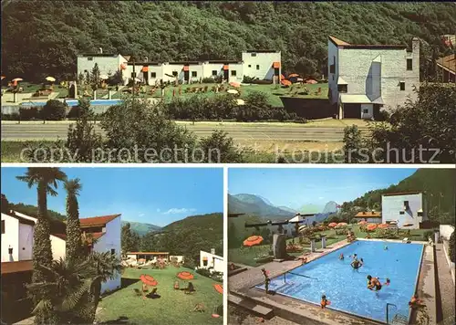 Lugaggia Villaggio Migros Schwimmbad Kat. Lugaggia