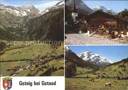 Gsteig Arpelistock Gasthof Baeren Oldenhorn Kat. Gsteig