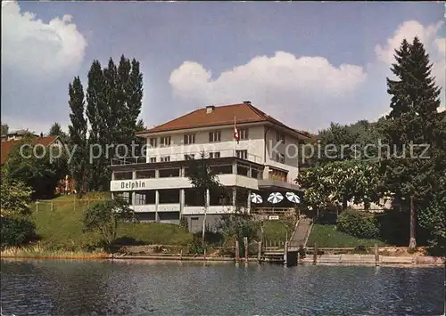 Meisterschwanden Seehotel Delphin am Hallwilersee Kat. Meisterschwanden