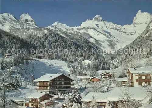 Ovronnaz Ortsblick Kat. Ovronnaz