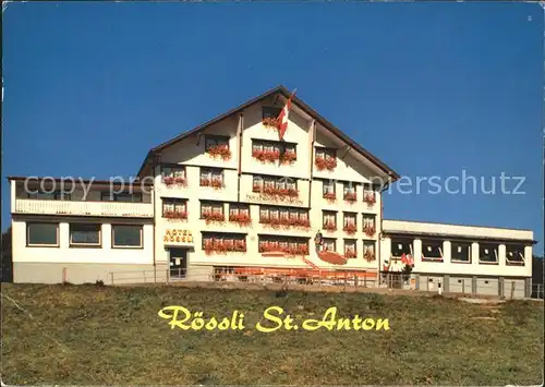 Oberegg IR Hotel Roessli St Anton Kat. Oberegg