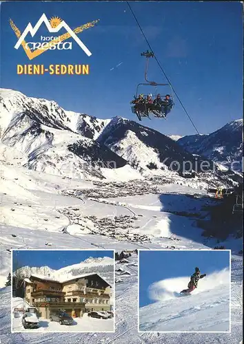 Dieni Sessellift Hotel Cresta Kat. Sedrun