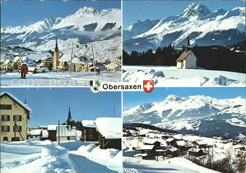 Obersaxen GR Meierhof Valata Affeier Platenga und Egga / Obersaxen /Bz. Surselva