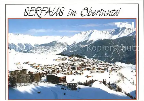 Serfaus Tirol Panorama Kat. Serfaus