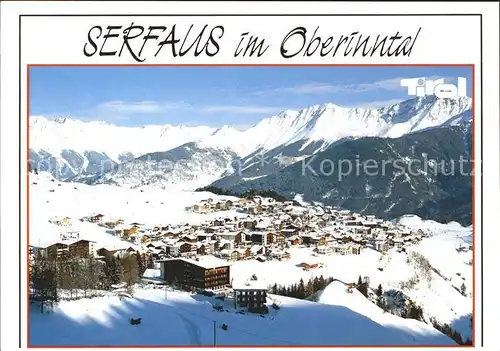 Serfaus Tirol Panorama Kat. Serfaus