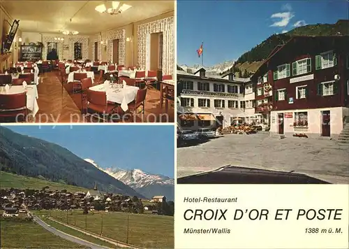 Muenster Dieburg Hotel Restaurant Croix d Or et Poste Kat. Muenster