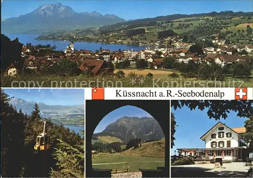 Kuessnacht Seebodenalp Panorama Gondelbahn  Kat. Kuessnacht