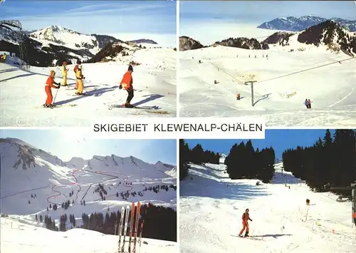 Beckenried Skigebiet Klewenalp Chaelen Kat. Beckenried