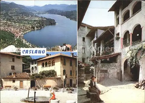 Caslano Dorfmotive am Lago di Lugano Kat. Caslano