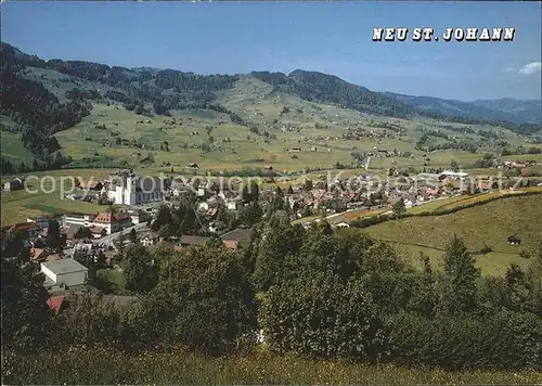 Neu St Johann Panorama Kat. Neu St Johann Nesslau