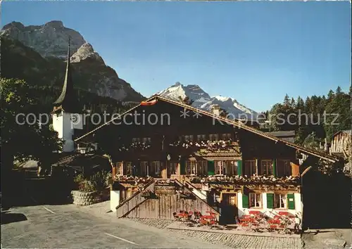 Gsteig Chalet Suisse et le Massiv des Diablerets Kat. Gsteig