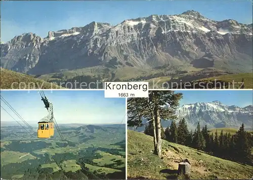 Kronberg Saentis Panorama Luftseilbahn Jakobsbad Kronberg Kat. Kronberg