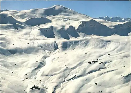 Fideris Skihaus Arflina Fideriser Heuberge Mattlishorn Kat. Fideris