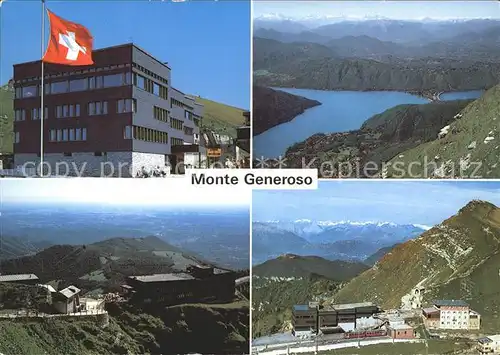 Monte Generoso Capolago Ferrovia Bahn Ristorante Monte Generoso Kat. Monte Generoso