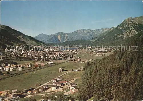 Davos GR Blick aus der Kabine der Bergbahn Braembueel Kat. Davos