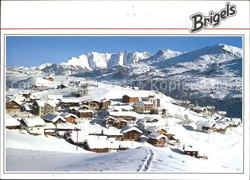 Brigels Panorama mit Signinagruppe Kat. Brigels Breil