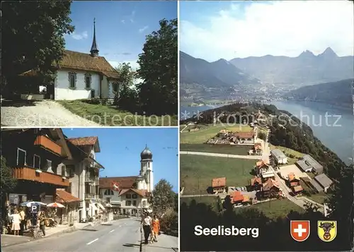 Seelisberg UR Kapelle Dorfpartie Panorama / Seelisberg /Bz. Uri