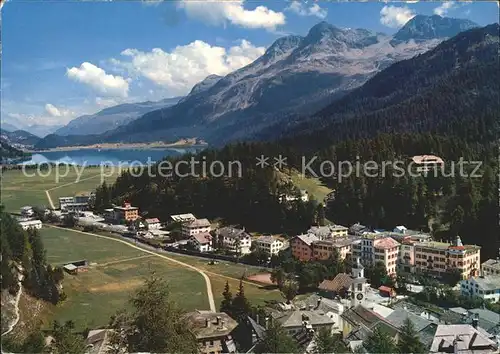 Sils Maria Graubuenden Panorama Kat. Sils Maria