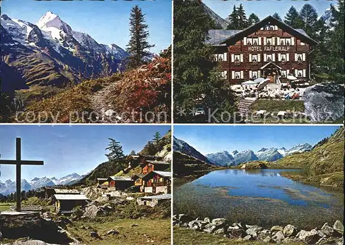 Fafleralp Bietschhorn Hotel Fafleralp Gletscherstaffel Guggisee Kat. Kandersteg