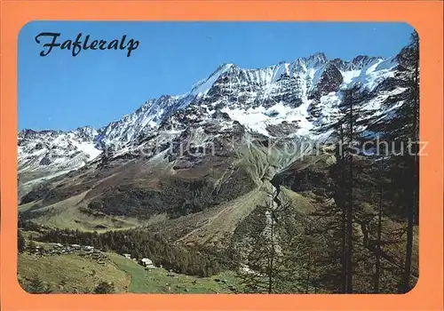 Fafleralp mit Loetschentaler Breithorn Kat. Kandersteg