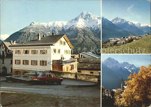 Sent Panorama Thurg Blaukreuz Ferienhaus Kat. Sent
