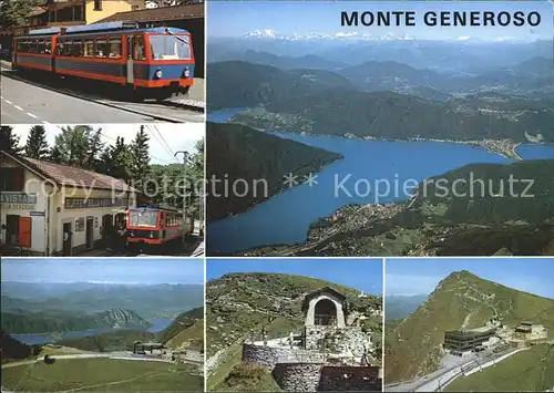 Monte Generoso Capolago Ferrovia Bahn Ristorante Monte Generoso Vetta Kat. Monte Generoso