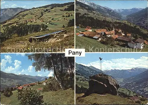 Pany Plewigin Silvretta Hochwang Guggelstein Kat. Pany Luzein