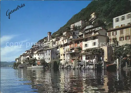 Gandria Lago di Lugano Seepartie Kat. Gandria