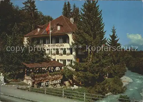 Weissenburg BE Hostellerie Alte Post Kat. Weissenburg